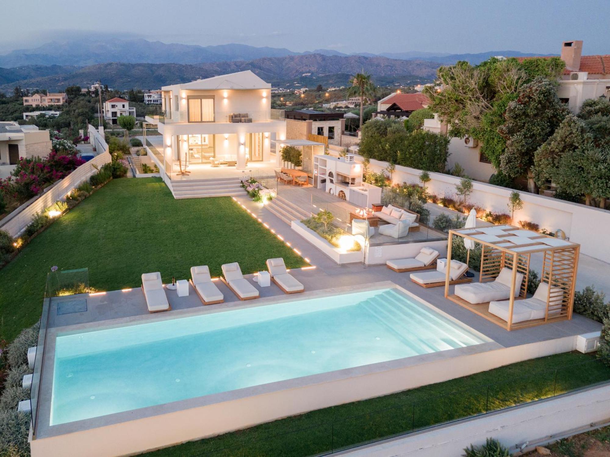 Centro Golden View Villa Chania  Ngoại thất bức ảnh