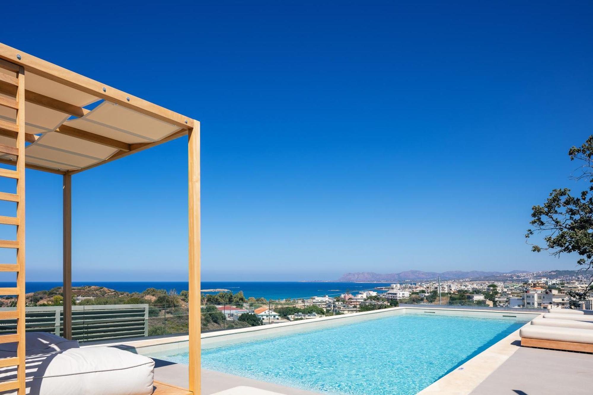 Centro Golden View Villa Chania  Ngoại thất bức ảnh