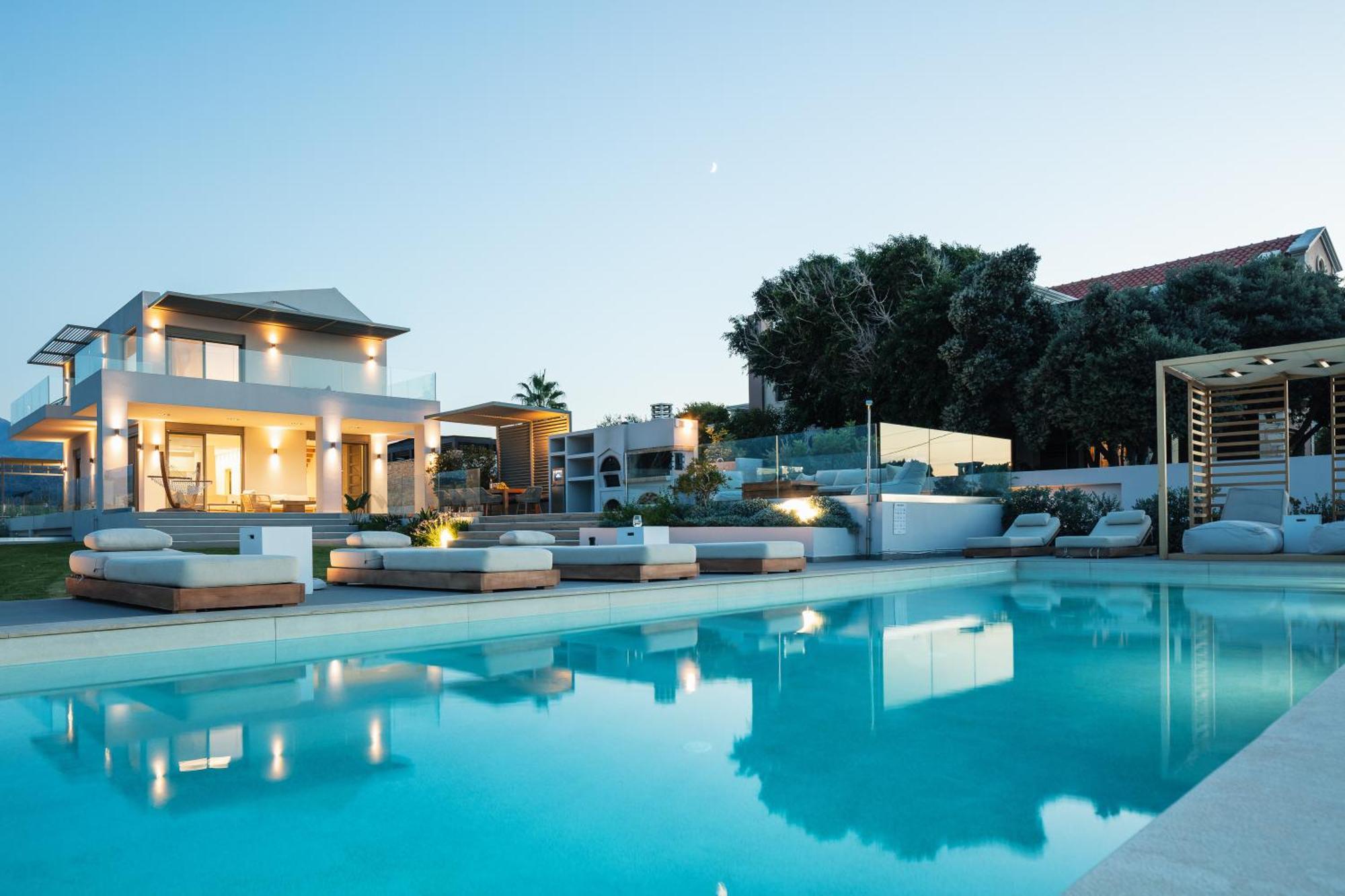 Centro Golden View Villa Chania  Ngoại thất bức ảnh