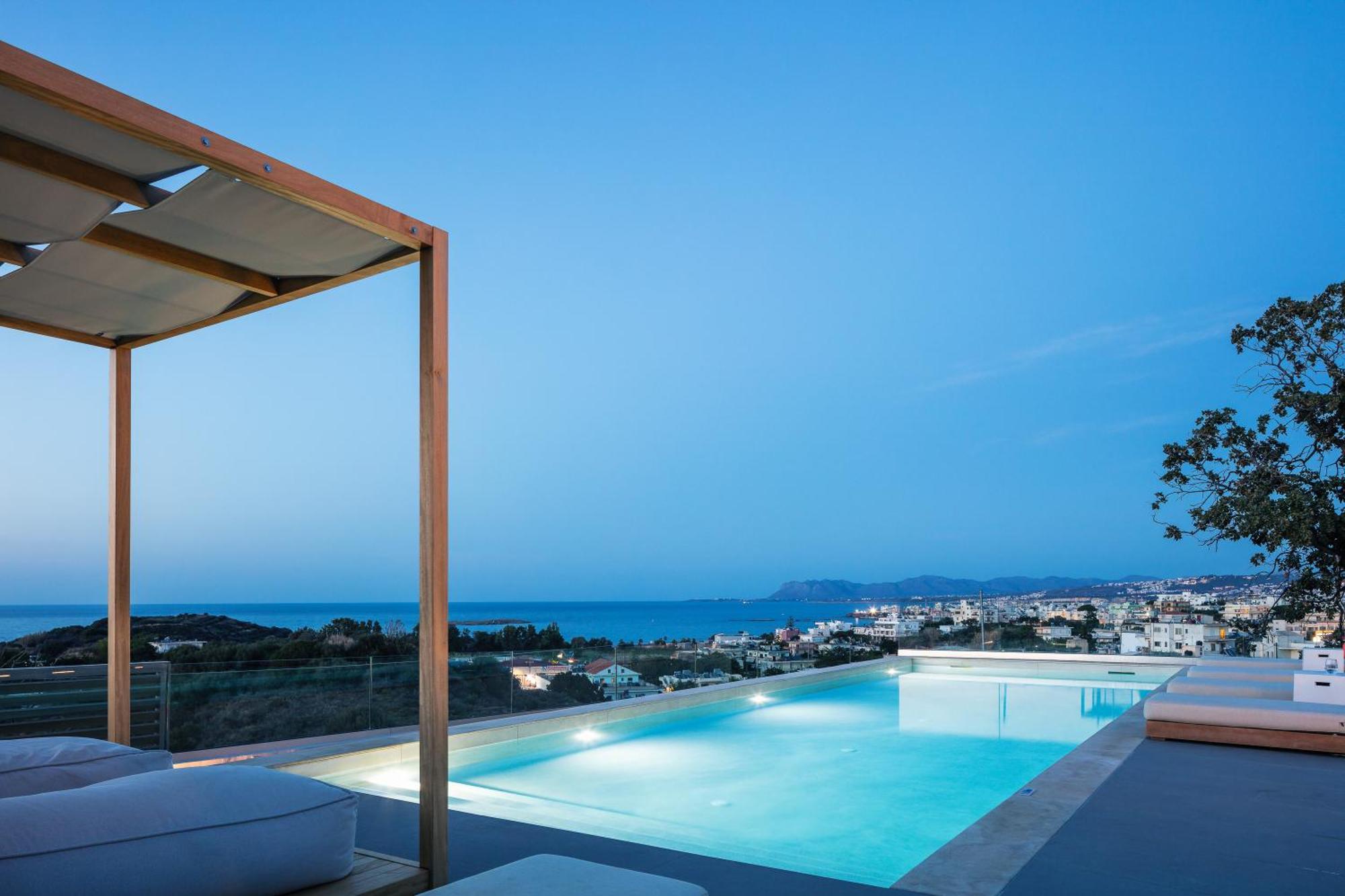 Centro Golden View Villa Chania  Ngoại thất bức ảnh