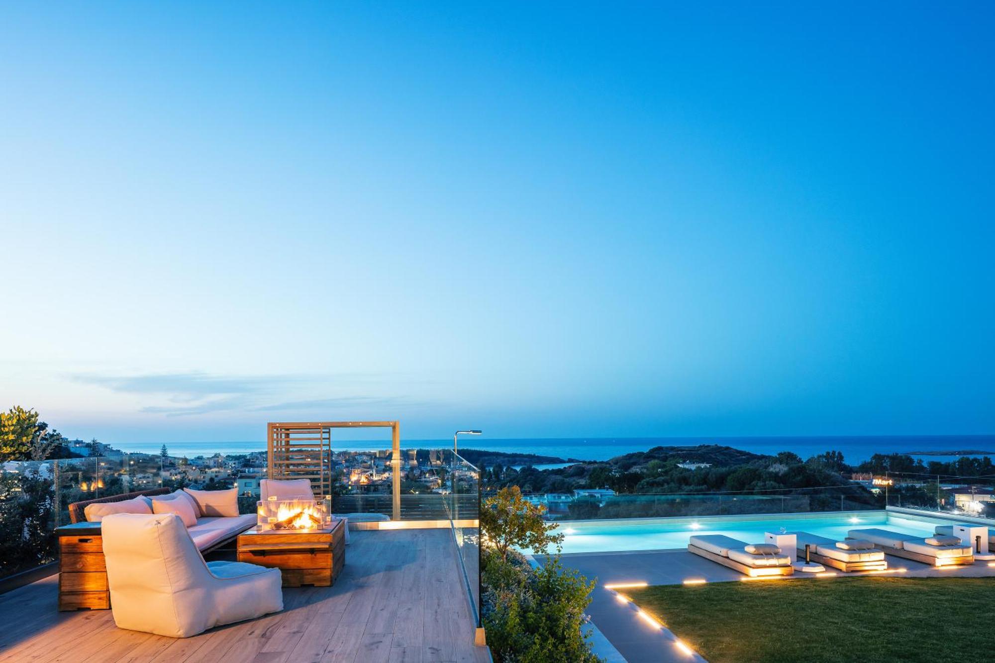 Centro Golden View Villa Chania  Ngoại thất bức ảnh