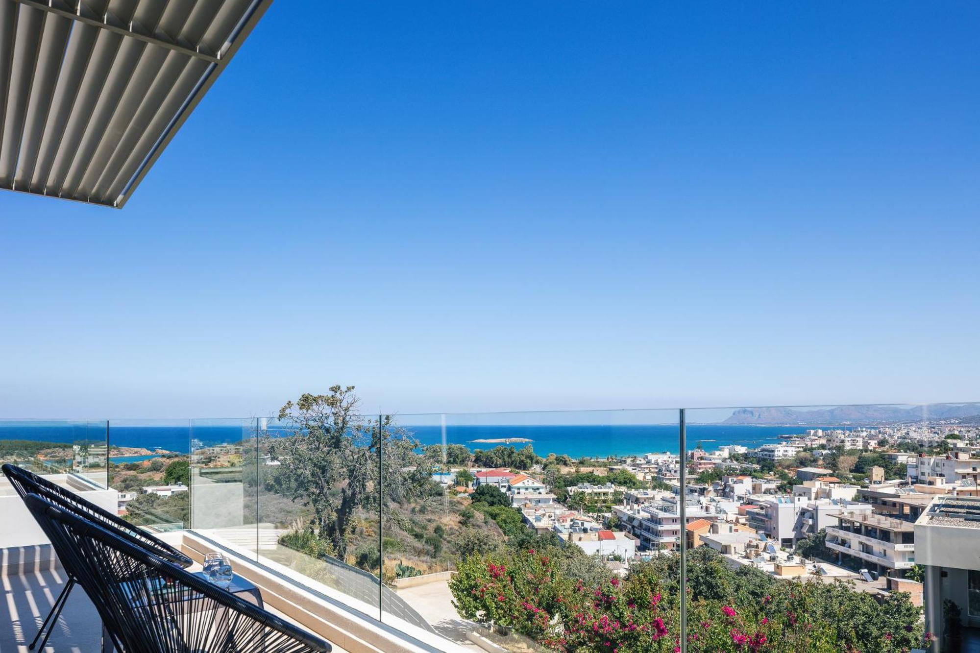 Centro Golden View Villa Chania  Ngoại thất bức ảnh