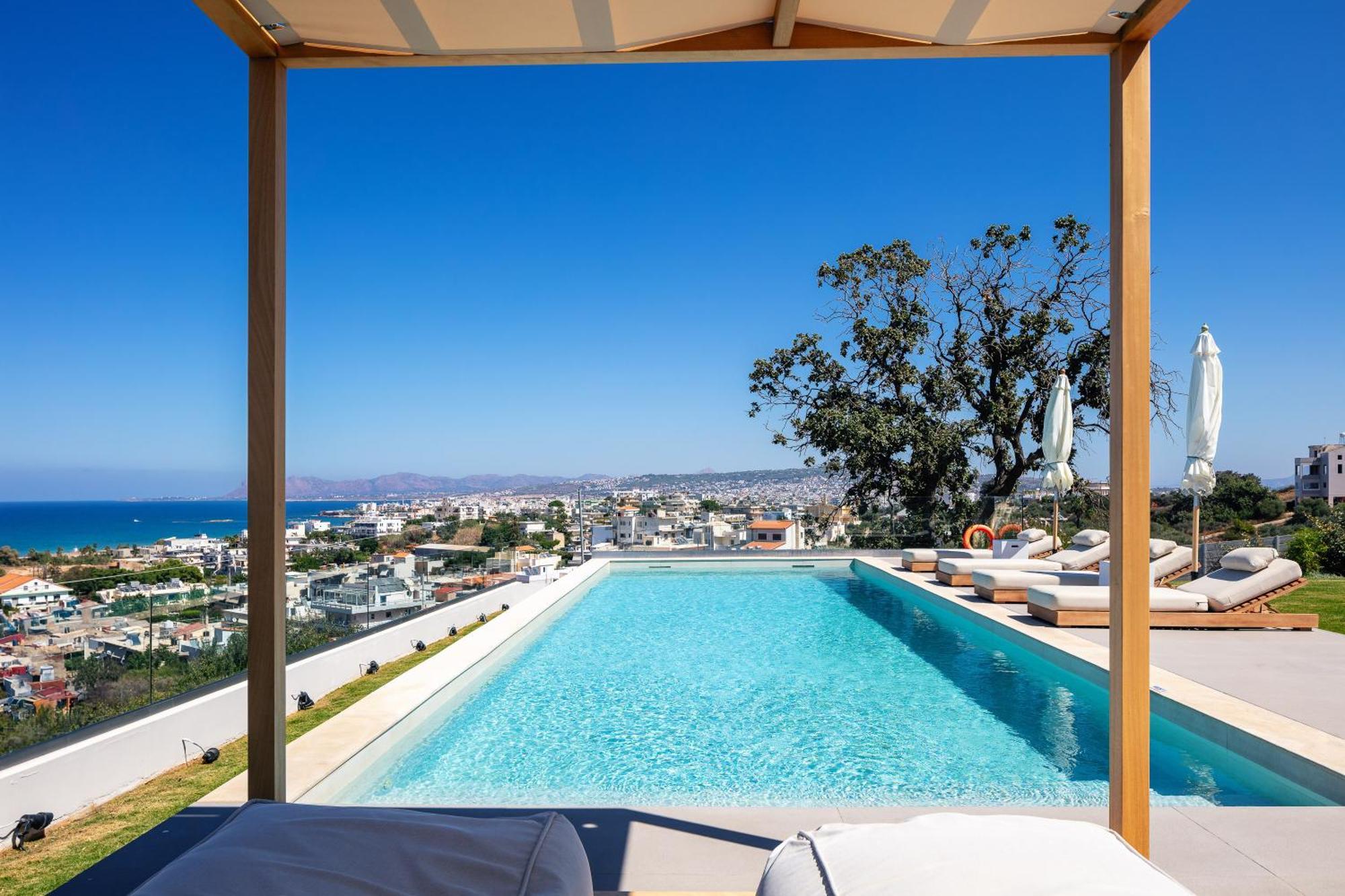 Centro Golden View Villa Chania  Ngoại thất bức ảnh