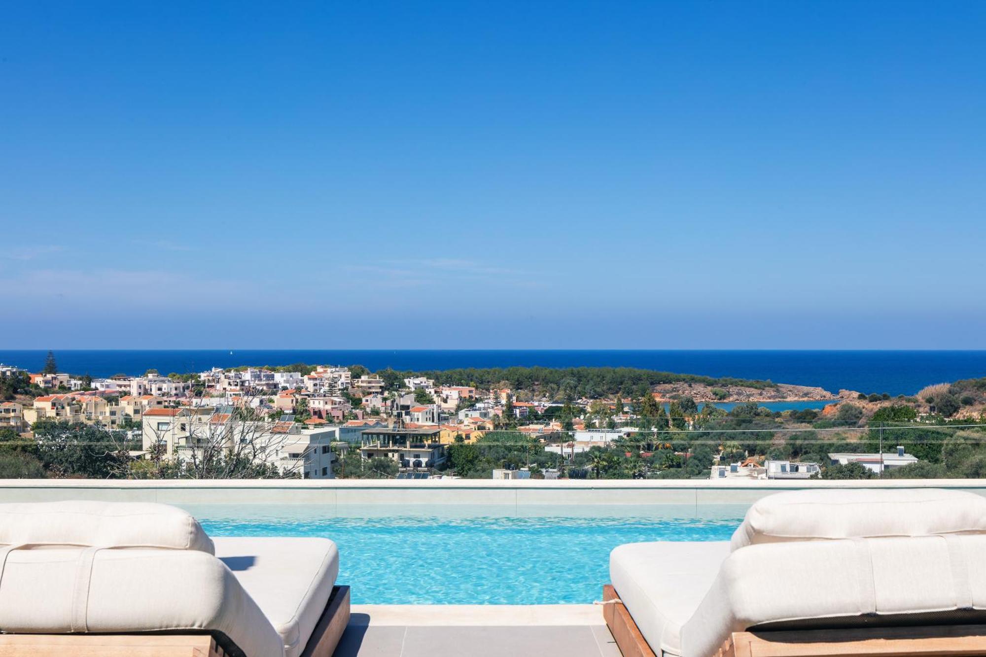 Centro Golden View Villa Chania  Ngoại thất bức ảnh