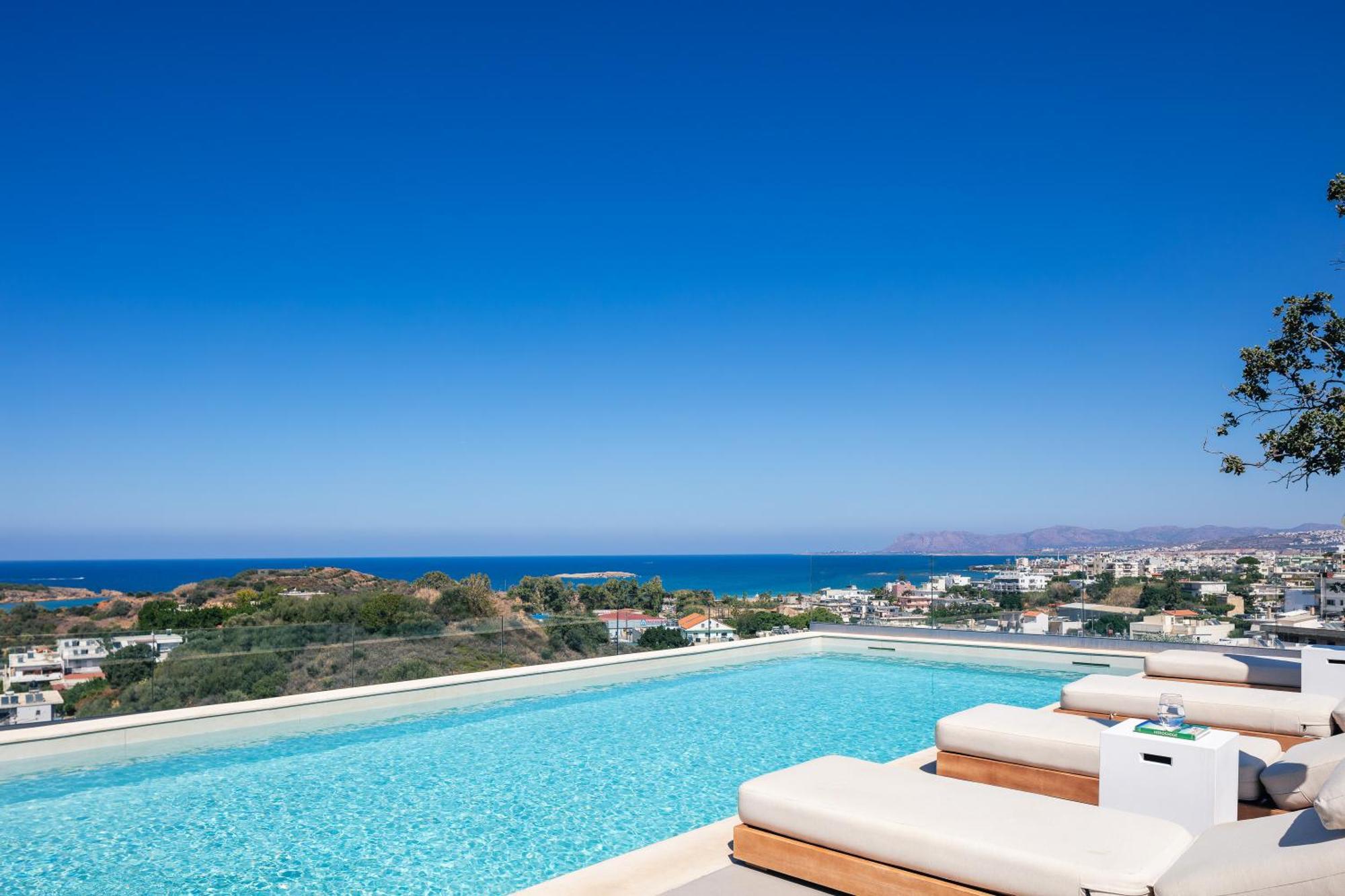 Centro Golden View Villa Chania  Ngoại thất bức ảnh